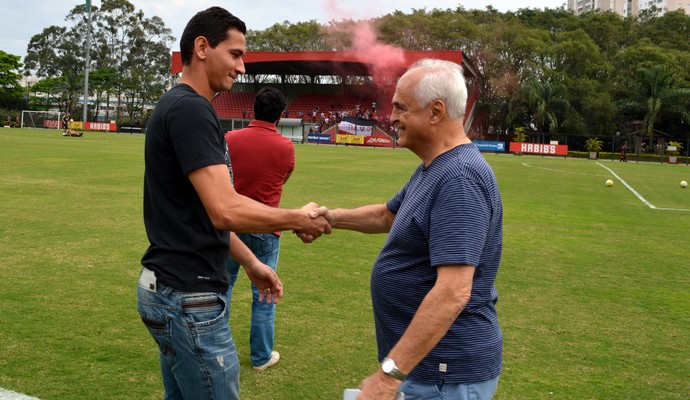 Ganso se despede do São Paulo (Foto: Érico Leonan / saopaulofc.net)