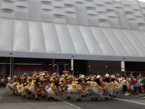 Domingo na Arena tem atividades para crianças e adultos (Foto: Camila Torres/ TV Globo) Domingo na Arena tem atividades para crianças e adultos (Foto: Camila Torres/ TV Globo)