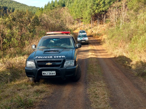 Crimes foram reconstituídos na quinta (23) em Caçador (Foto: Polícia Civil/Divulgação)