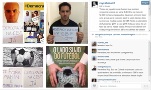 Ruy Cabeção dispara contra  CBF por meio de rede social (Foto: Reprodução/Instagram)
