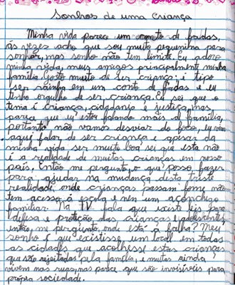 Ana Julia, de 8 anos, defende direitos das crianças (Foto: Divulgação/CNJ)
