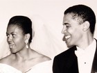 Michelle Obama posta foto de noiva, comemorando 22 anos de casamento