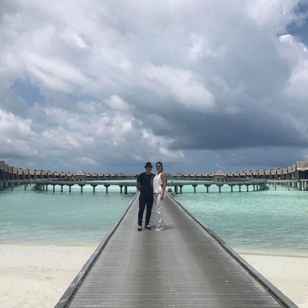 Wesley Safadão e Thyane Dantas nas Ilhas Maldivas (Foto: Instagram/ Reprodução)