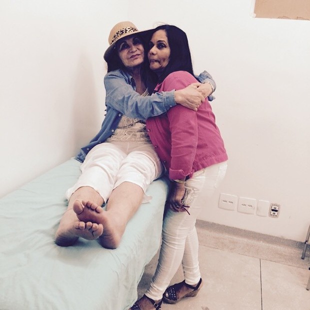 Rosamaria Murtinho no hospital geral de Japuiba, em Angra dos Reis, na Costa Verde do Rio de Janeiro (Foto: Instagram/ Reprodução)