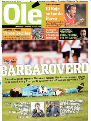 Capa Olé Redação SporTV (Foto: Reprodução internet)