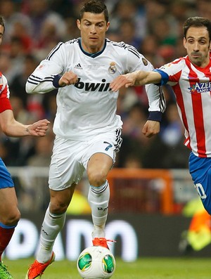cristiano Ronaldo real madrid Gabi Juanfran atlético de madri copa do rei (Foto: Agência Reuters)