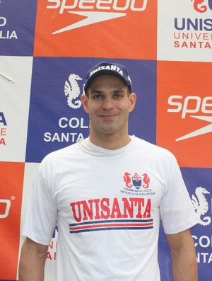 Nadador Nicholas Santos, Universidade Santa Cecília (Foto: Divulgação / Assecom)