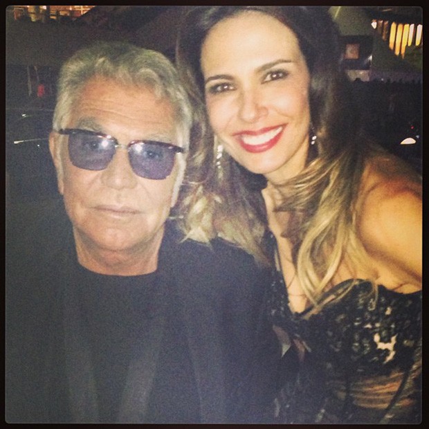 Luciana Gimenez e Roberto Cavalli (Foto: Instagram / Reprodução)