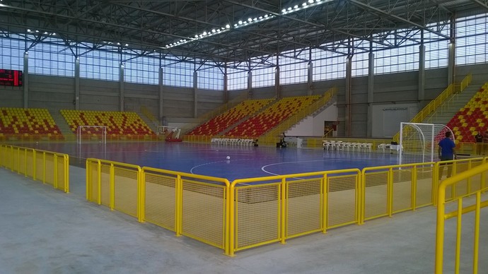 Arena Sorocaba quadra (Foto: Guilherme Giavoni)