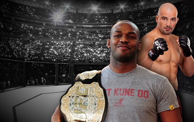 carrossel UFC Glover Teixeira e Jon Jones (Foto: Editoria de arte / Globoesporte.com)