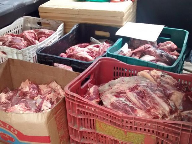 Resultado de imagem para CARNE APREENDIDA