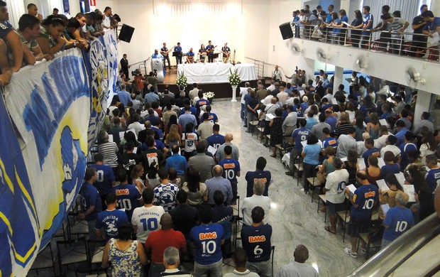 missa do aniversário do Cruzeiro (Foto: Tarcísio Badaró / Globoesporte.com)