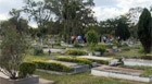 Cemitério onde policial morreu tem perícia (Reprodução/TV Globo)