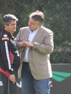 Ney Franco Adalberto Baptista São Paulo treino (Foto: Cleber Akamine)