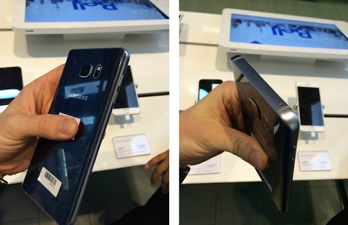 Imagens reais mostram design do S6 também Note 5 (Foto: Reprodução/Pocket Now)