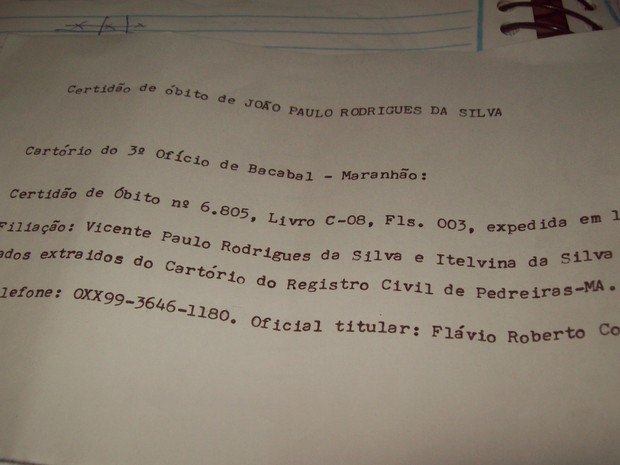 Rodrigues descobriu que estava 'morto' quando foi juntar os documentos para se aposentar (Foto: Marileide Carvalho/Arquivo pessoal)