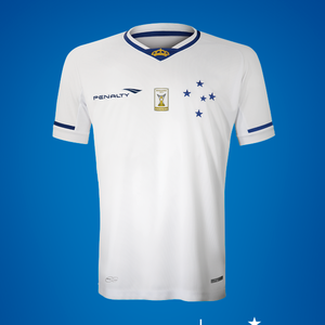 Camisa 2 do Cruzeiro, branca, da penalty, que será usada pelo time em 2015 (Foto: Cruzeiro/Divulgação)