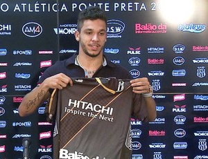Everton Santos, atacante da Ponte Preta (Foto: Reprodução EPTV)
