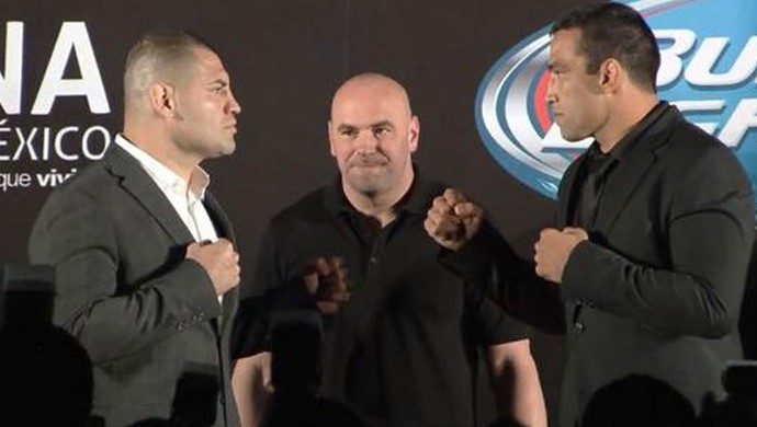 UFC Dana White Cain Velasquez e Fabricio Werdum (Foto: Reprodução / Twitter)