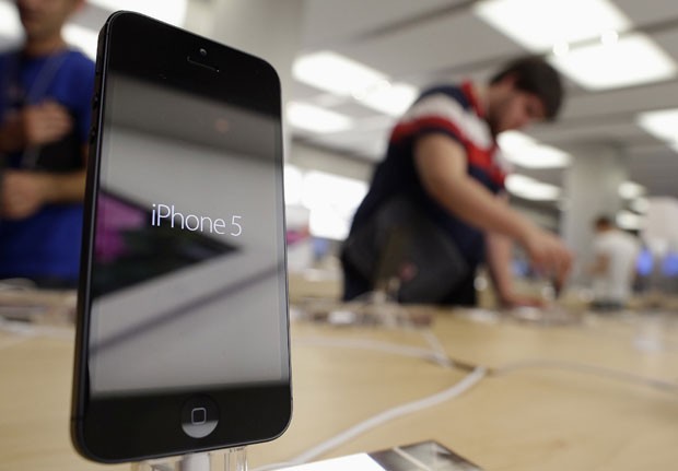 iPhone 5 anunciado pela Apple em setembro de 2012. (Foto: Reuters)