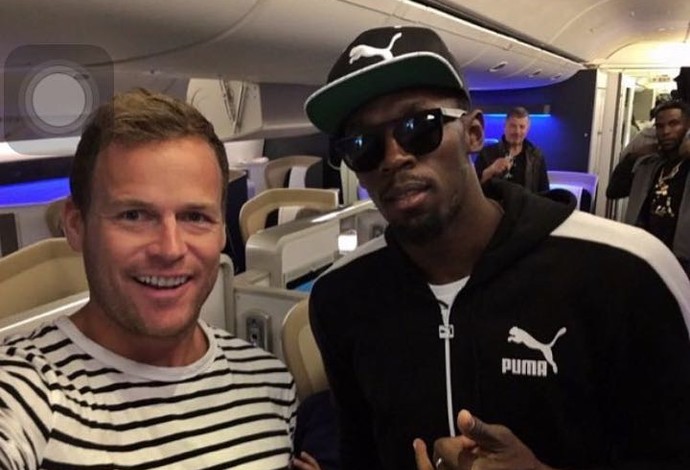 Usain Bolt Rio avião (Foto: Reprodução/Instagram)