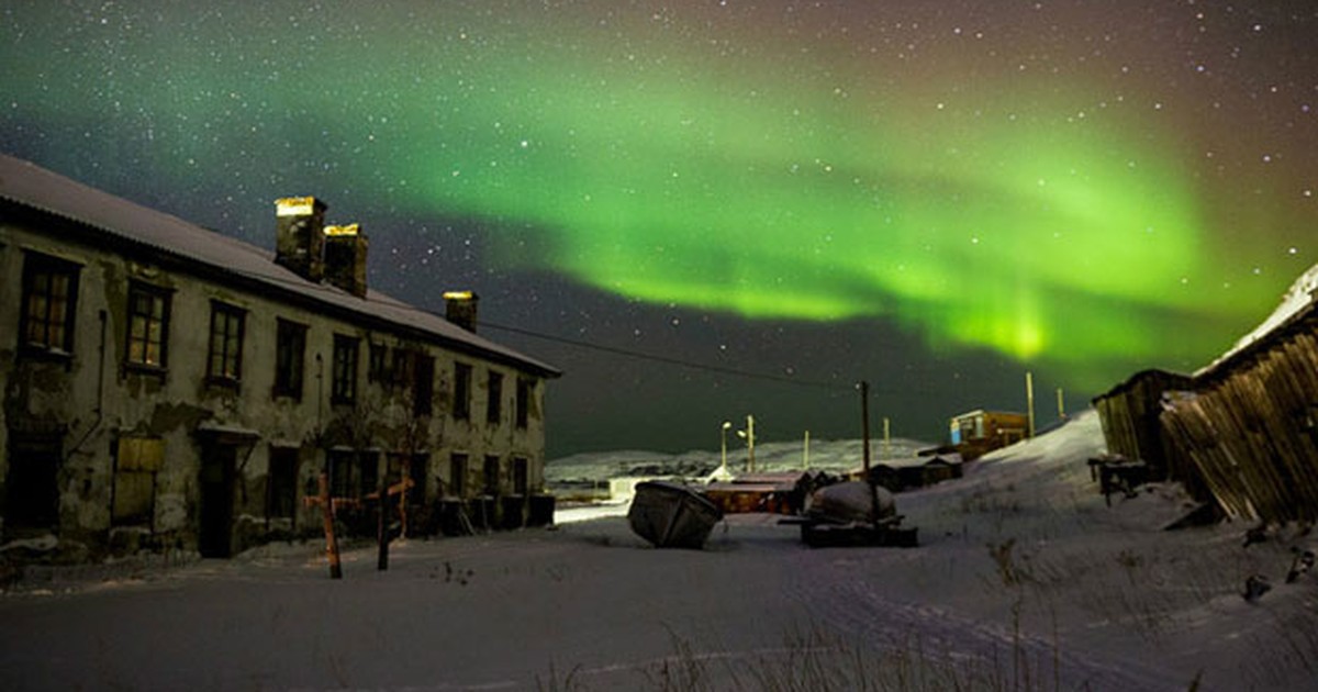 G Fotos Revelam Espet Culo Da Aurora Boreal No Rtico Russo