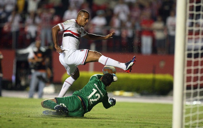 São Paulo x San Lorenzo - Luiz Fabiano (Foto: Marcos Ribolli)