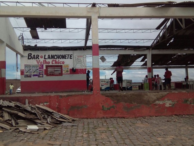 Telhado do Ceasa Caiu (Foto: Carlos Jos Silvrio/Arquivo pessoal)