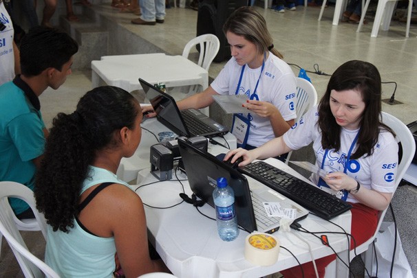 Ação Global 2015 Cuité (Foto: Alysson Bernardo/TV Cabo Branco)
