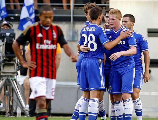 Kevin De Bruyne chelsea gol milan torneio (Foto: Agência Reuters)