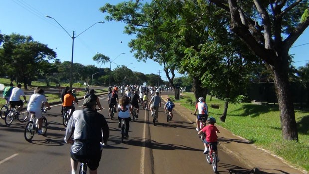 Passeio ciclístico Foz (Foto: Divulgação/RPC TV)