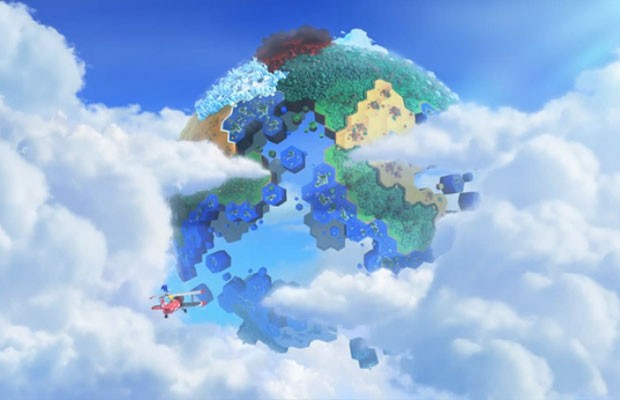 Imagem do game "Sonic Lost World", jogo exclusivo do porco-espinho para Nintendo 3DS e Wii U, fruto da parceria entre Sega e Nintendo. (Foto: Reprodução)
