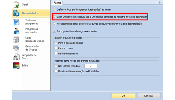 Deixe a opção de backup marcada (Foto: Reprodução/Paulo Alves)