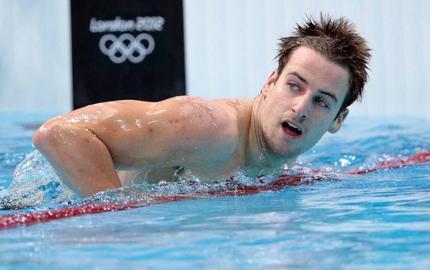 James Magnussen, australiano, depois de nadar os 400m livre (Foto: Getty Images) James Magnussen, australiano, depois de nadar os 400m livre (Foto: Getty Images)