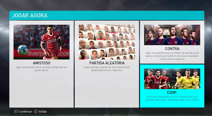 PES 2018 (Foto: Reprodução / TechTudo) PES 2018 (Foto: Reprodução / TechTudo)