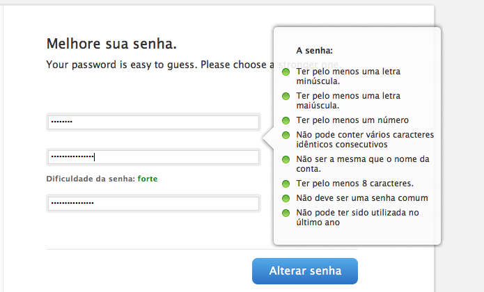 Finalizando a alteração da senha da ID Apple (Foto: Reprodução/Edivaldo Brito)