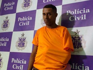 Suspeito de matar PM em ônibus na Bahia se entrega à polícia (Foto: Divulgação/Polícia Civil)