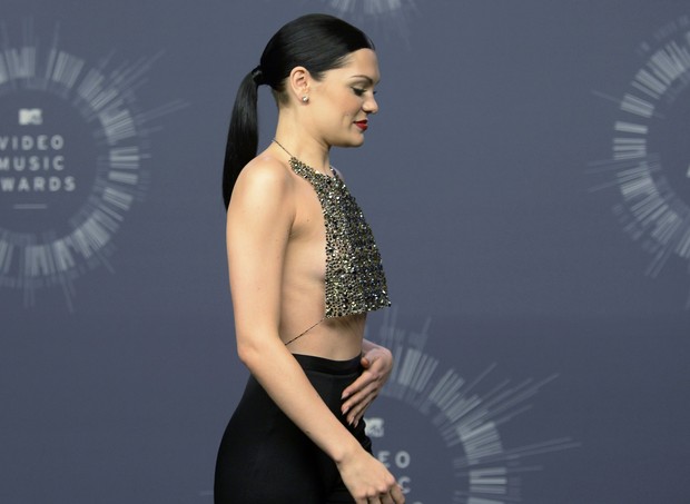 Jessie J no VMA, em Los Angeles, nos Estados Unidos (Foto: Mario Anzuoni/ Reuters)
