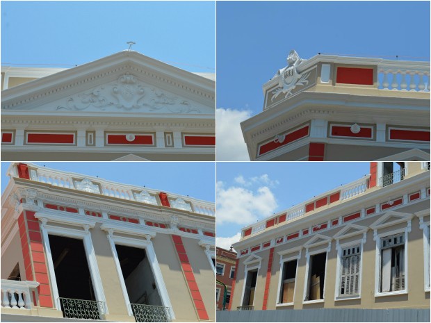 Palacete fica no Centro Histórico de Manaus (Foto: Divulgação/Semcom)