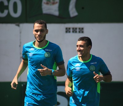 Neto e Alan Ruschel Chapecoense (Foto: Sirli Freitas/Chapecoense )