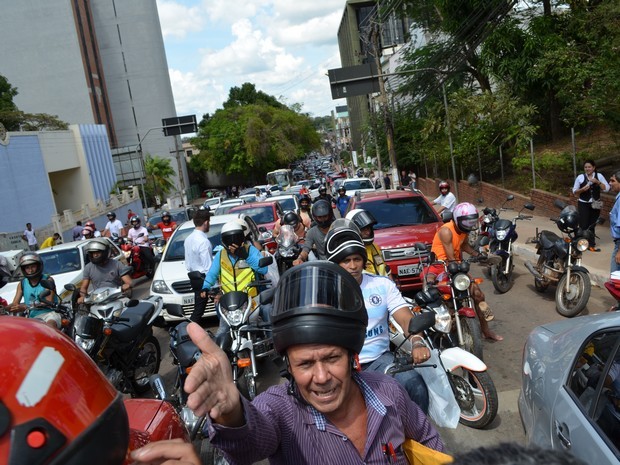 Protesto TelexFree (Foto: Tácita Muniz / G1)