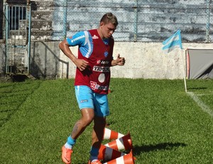 Rafael Oliveira trabalhou fisicamente (Foto: GLOBOESPORTE.COM/PA)