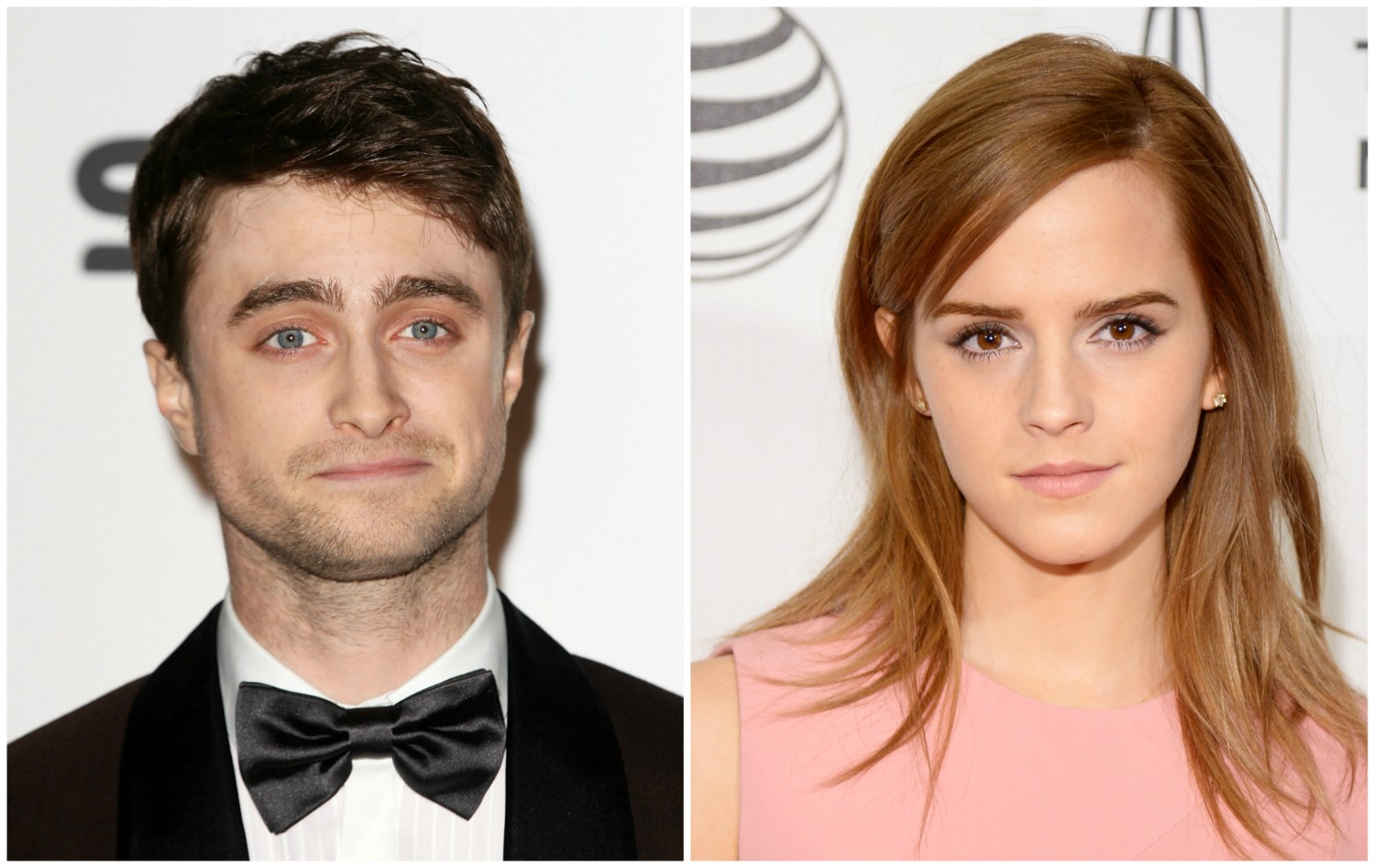 Daniel Radcliffe (à esq.) e Emma Watson. (Foto: Getty Images)
