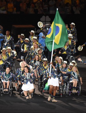 Cerimônia de abertura da Paralimpíada Rio 2016 - Shirlene Coelho Brasil (Foto: André Durão)