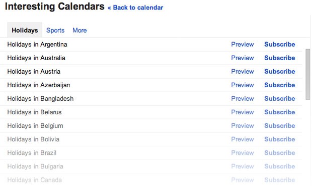 Google incluirá os feriados de mais 30 países, entre eles o Brasil, no Calendar. (Foto: Divulgação/Google)