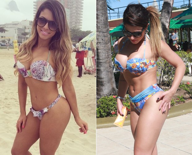 Antes e depois - Babi Rossi (Foto: Reprodução Instagram / Fred Pontes- Divulgação)
