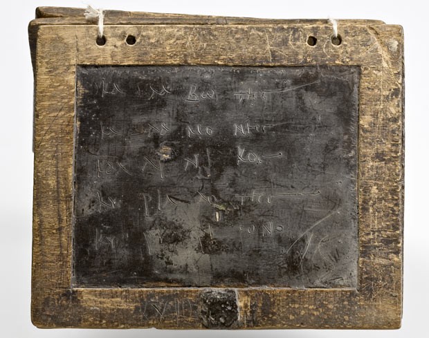 'Tablet de cera' usado na Roma Antiga (Foto: Museu Romano-Germânico de Colônia)