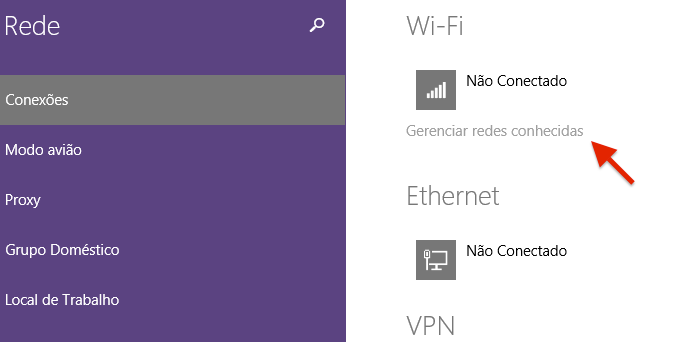 Gerenciando redes Wi-Fi conhecidas (Foto: Reprodução/Helito Bijora)