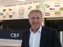 Zico visita Del Nero e recebe apoio da CBF para buscar candidatura à Fifa