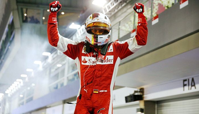 Sebastian Vettel vence o GP de Cingapura 